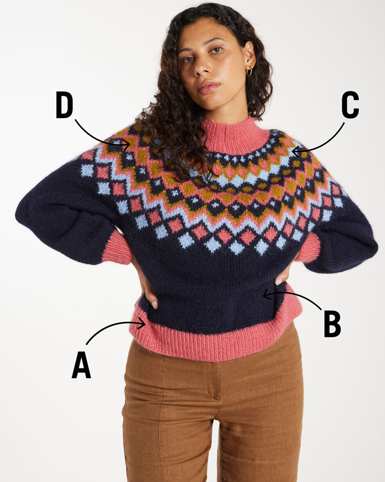 【JESPER SWEATER / PATTERN SET】フェアアイル柄のセーターの編み物パターン