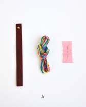 EMBROIDERY LEATHER BRACELET KIT