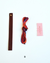 EMBROIDERY LEATHER BRACELET KIT