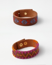 EMBROIDERY LEATHER BRACELET KIT