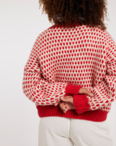 【ROWS SWEATER / PATTERN SET】遊び心のあるカラーワークのセーター編み物パターン