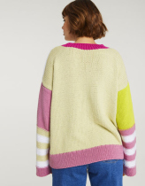【SKIPPER SWEATER / PATTERN SET】ブロックとストライプを組み合わせたセーターの編み物パターン