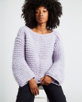 【DREAMIN' JUMPER / PATTERN BOOK】初心者にもおすすめのビッグシルエットセーターの編み物パターン