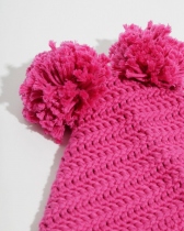 【PONGO POM POM HAT / PATTERN SET】かぎ針で編むポンポン付きベビー用帽子の編み物パターン