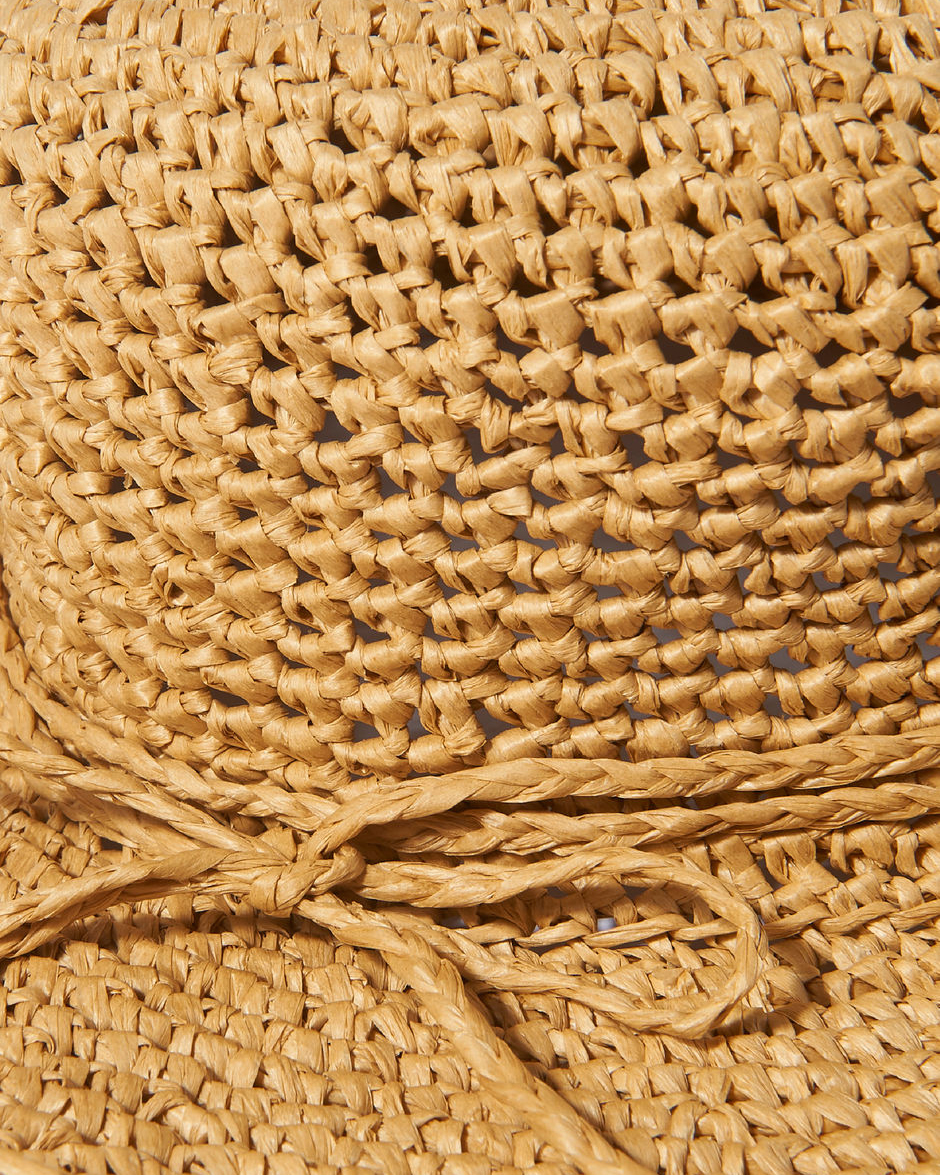 【PAPARAZZI HAT / PATTERN SET】ラフィアで編むサマーハットの編み物パターン