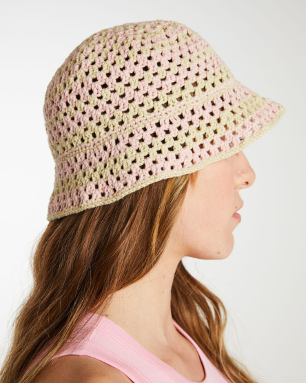 【BELEZA HAT / PATTERN SET】かぎ針と綿糸で編むサマーバケットハットの編み物パターン