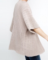 【ROSE CARDIGAN / KIT】かぎ針で編むサマーカーディガンの編み物キット