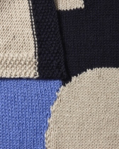 【SUNRISE BLANKET / PATTERN SET】はめ込み模様のブランケットの編み物パターン