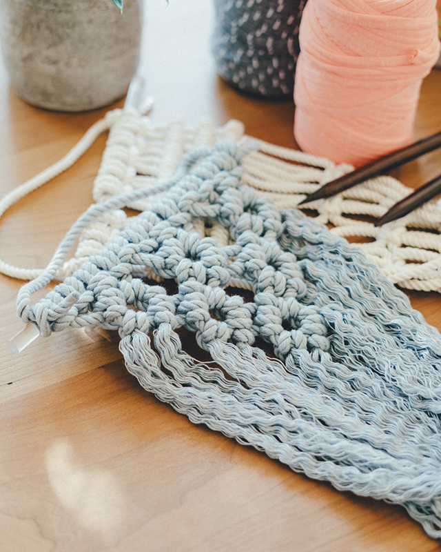 【Macrame Hanger JOY】マクラメ編みで作るタペストリーのキット