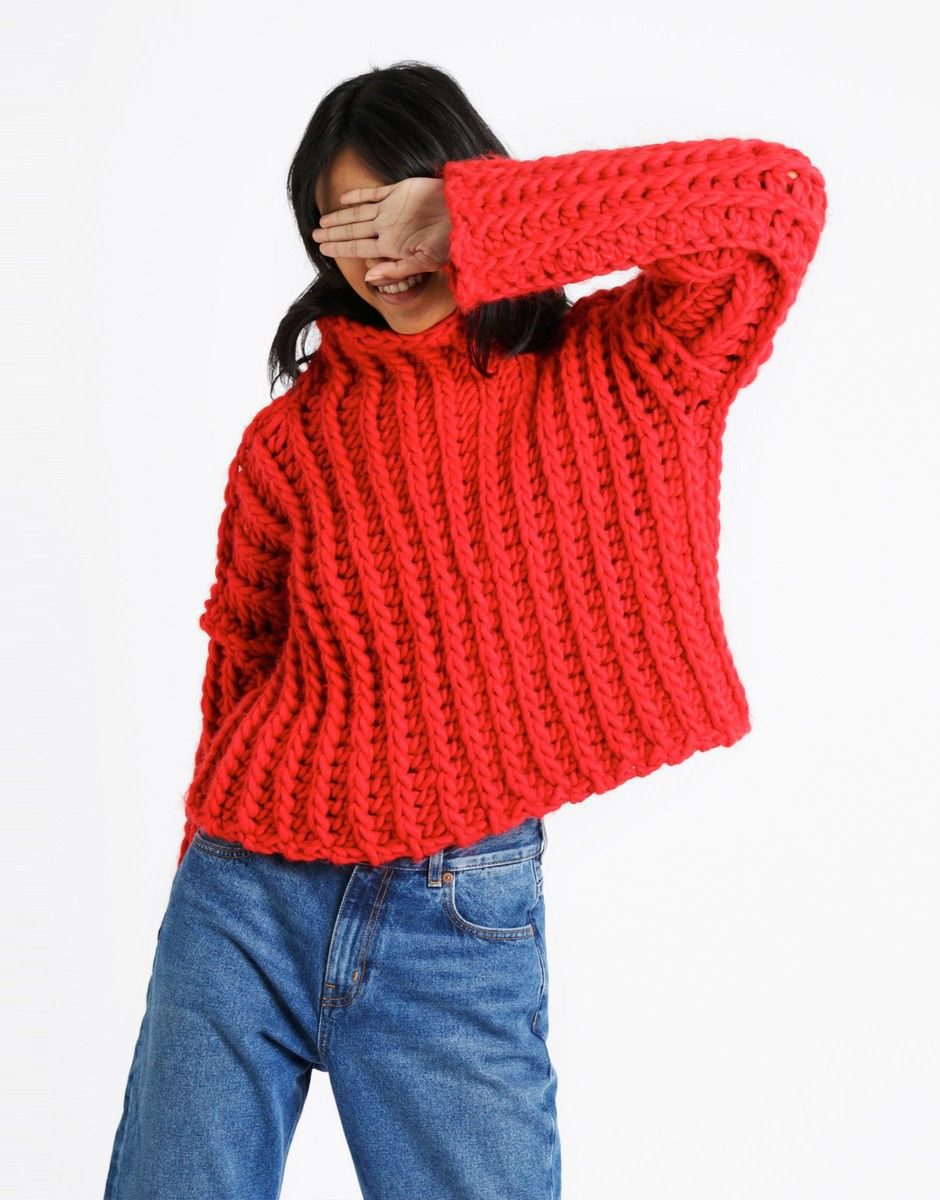 【HEART OF MINE JUMPER / PATTERN SET】かぎ針で編むオーバーサイズセーターの編み物パターン